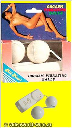 Orgasm Vibrating Balls weiss Liebeskugeln regelbar