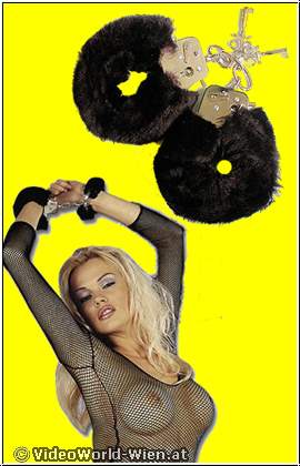 Love Cuffs schwarz, Handschellen schwarz