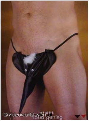 Elefanten-String schwarz oder rot Rimba Erotic Fashion