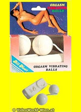 Orgasm Vibrating Balls white