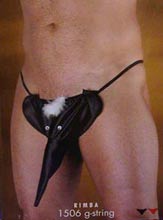 Elefanten-String schwarz oder rot Rimba Erotic Fashion