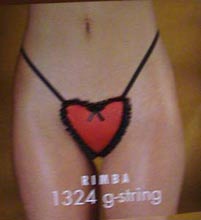 Herzchen-String rot  Rimba Erotic Fashion